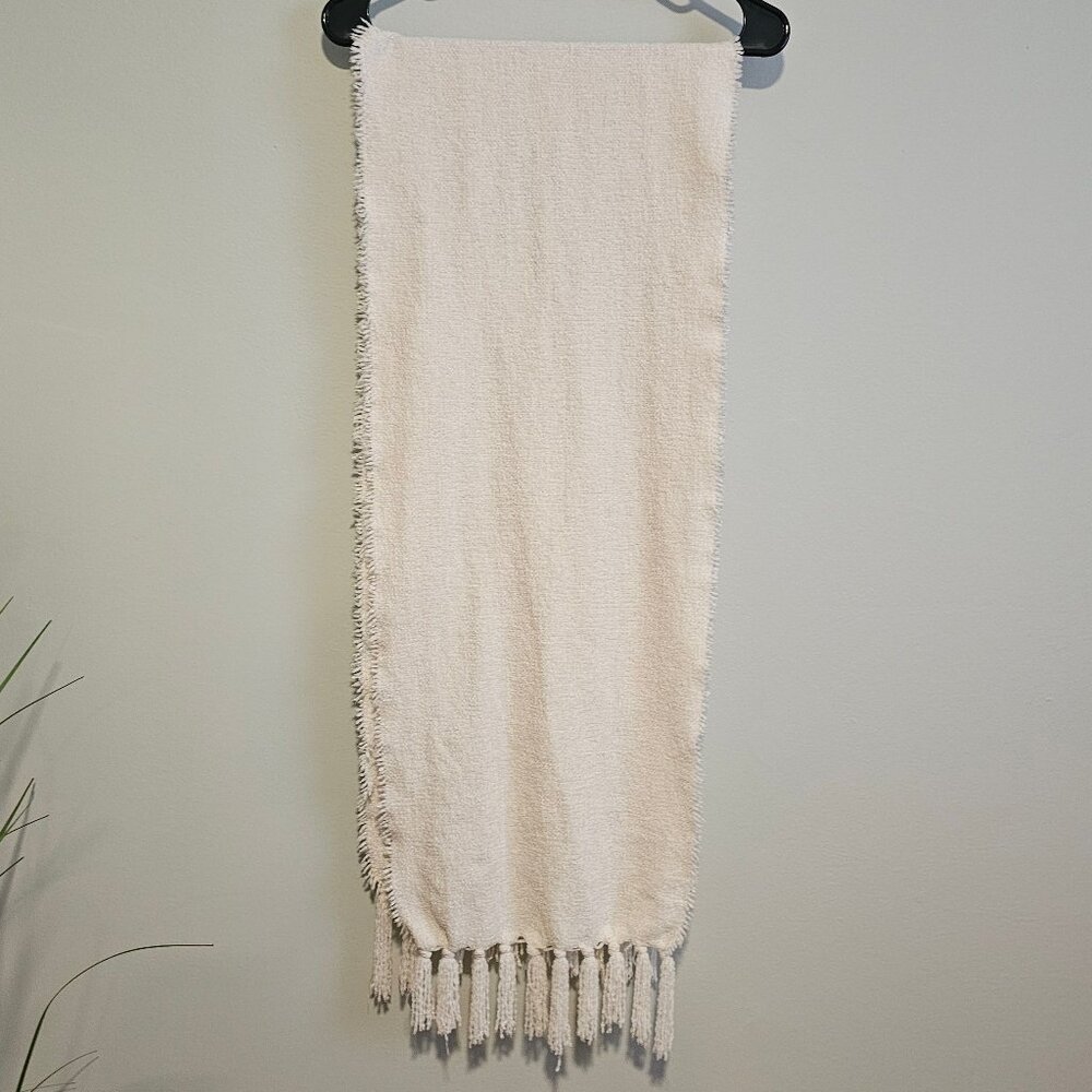 **NWT** Ivory Style & Co Scarf with Fringe, OS